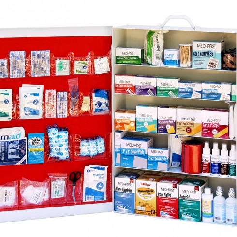 5 Shelf First Aid Cabinet